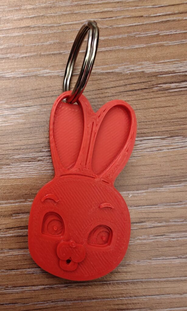 Rabbit keychain