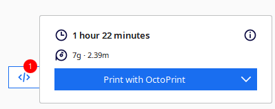 Send to OctoPrint